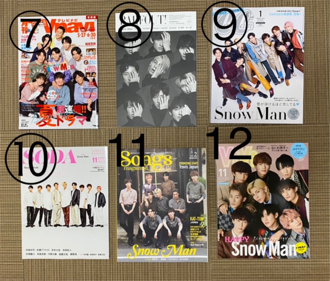 Man表紙［バラ売り］一冊800円