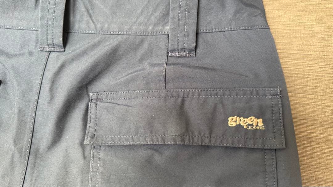 グリーンクロージング カーゴパンツ ネイビー
