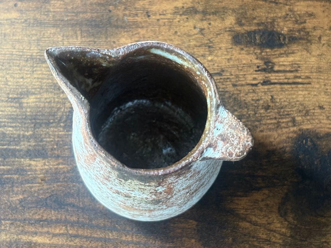 新品　石原稔久　片口&花器　薪釜