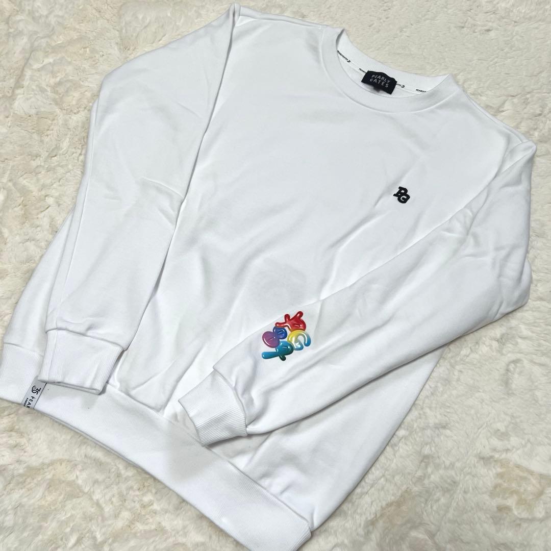 PEARLYGATES35周年トレーナー　白　サイズ2