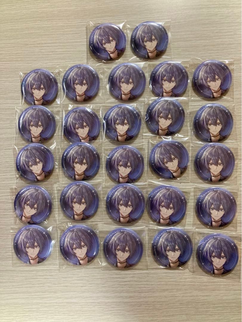 にじさんじ 小柳ロウ ハーフアニバーサリー 缶バッジ 27点セット