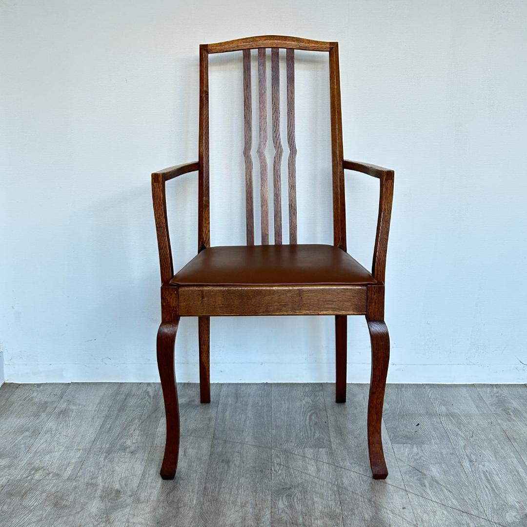 イギリス アンティーク家具 ダイニング アームチェア 1930年頃 898A