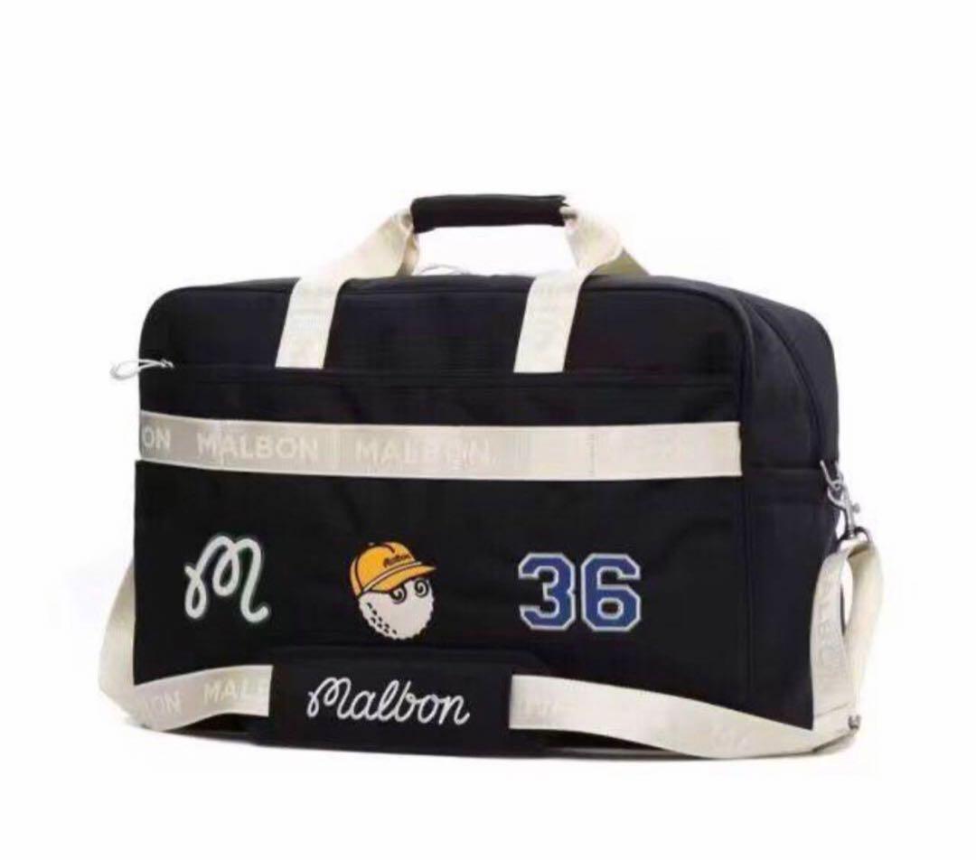 マルボンゴルフ キャディバッグ &ボストンバッグ&ラウンドポーチ 3点セット