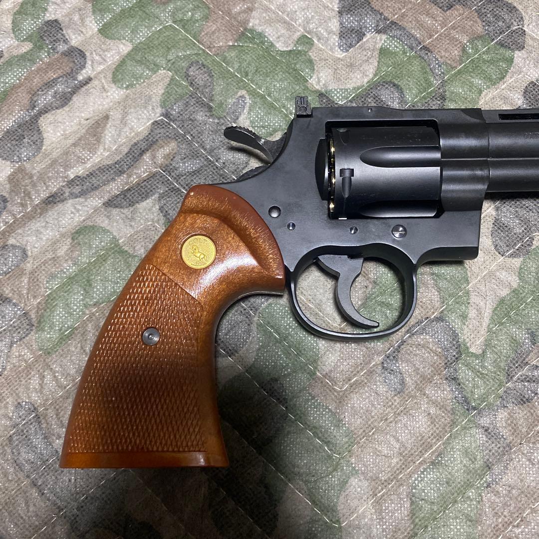 タナカ コルトパイソン 4インチ Rモデル HW ガスリボルバー