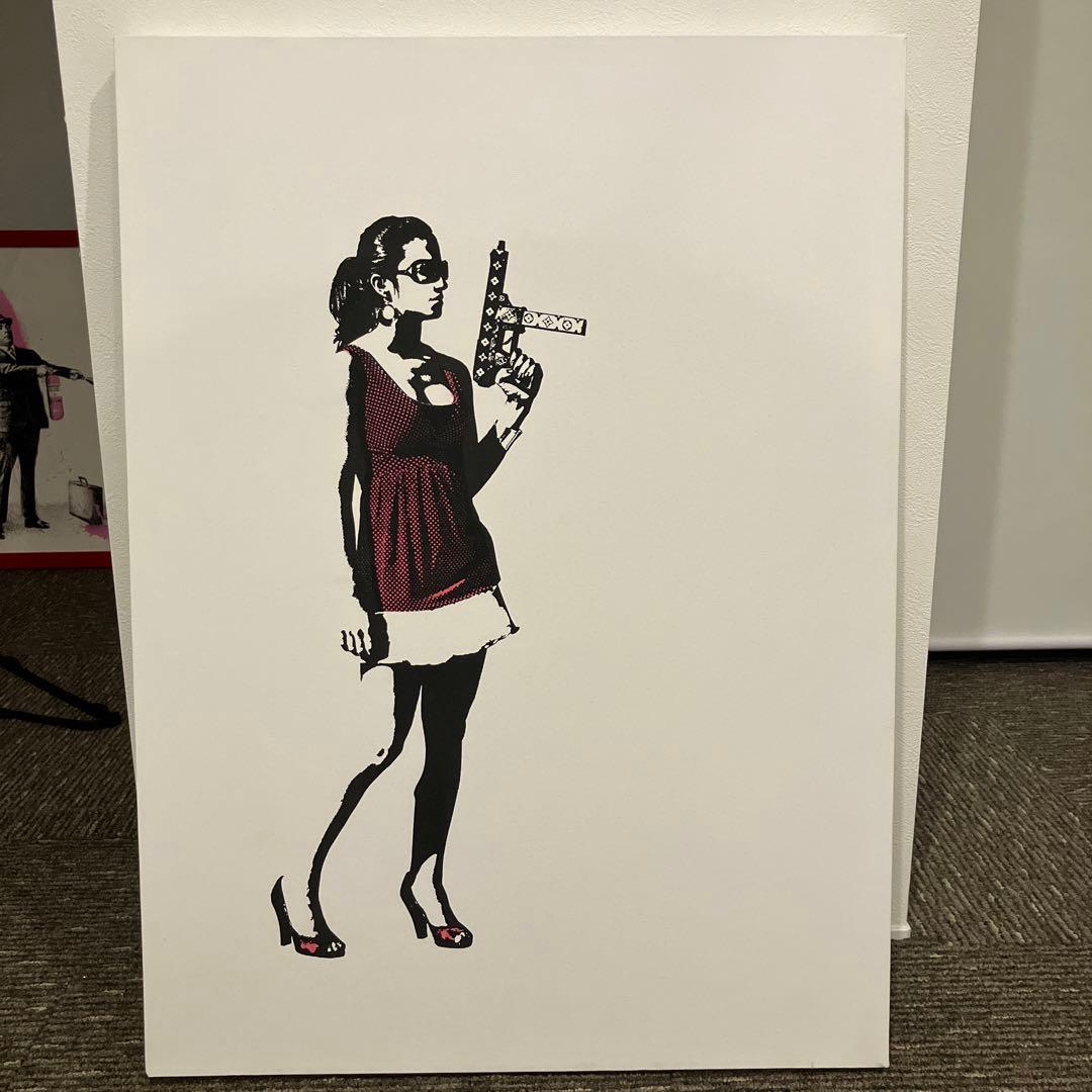 rene gagnonAISシリーズ キャンバス作品dolk banksy