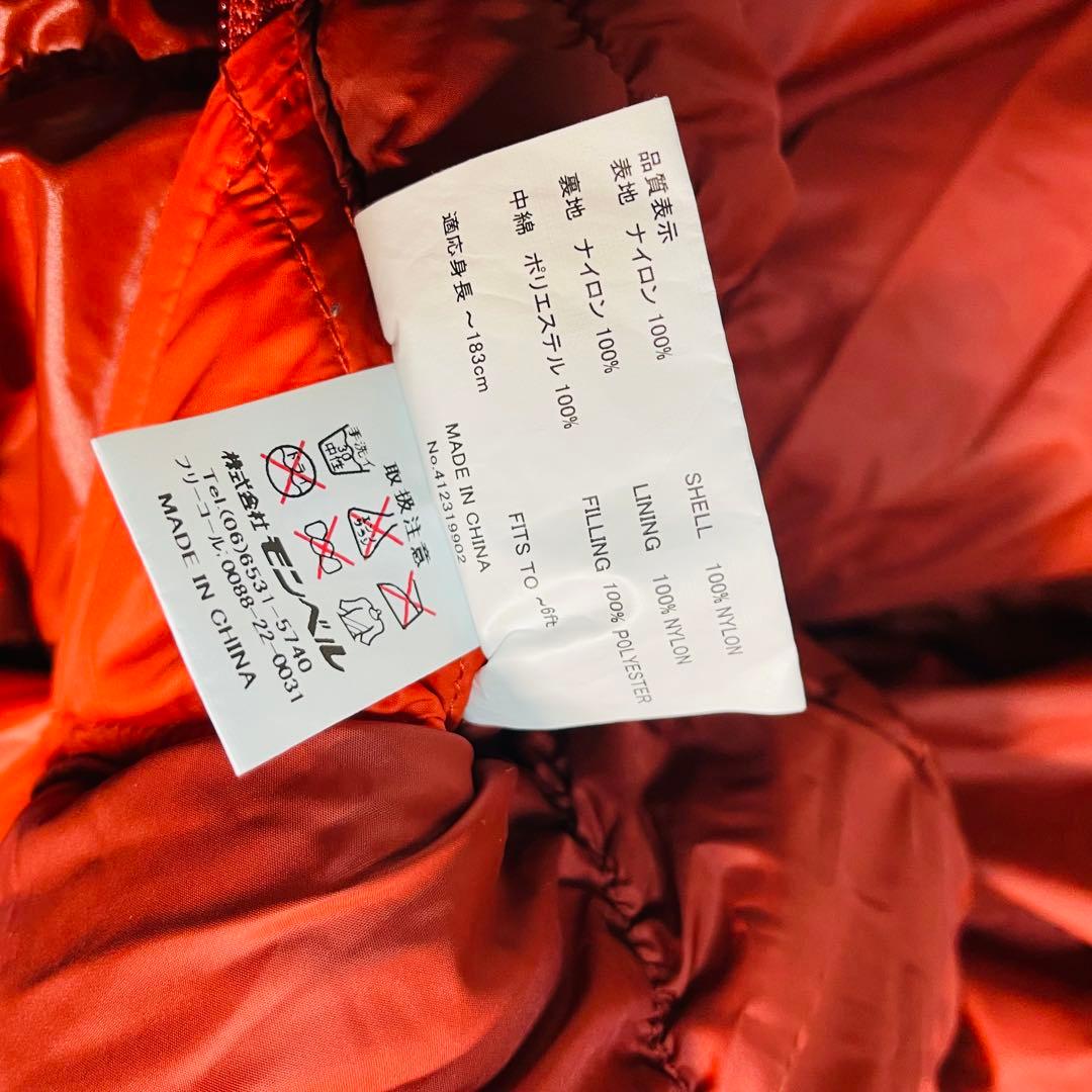 【美品】mont-bell バロウバッグ #3 寝袋 オレンジ モンベル