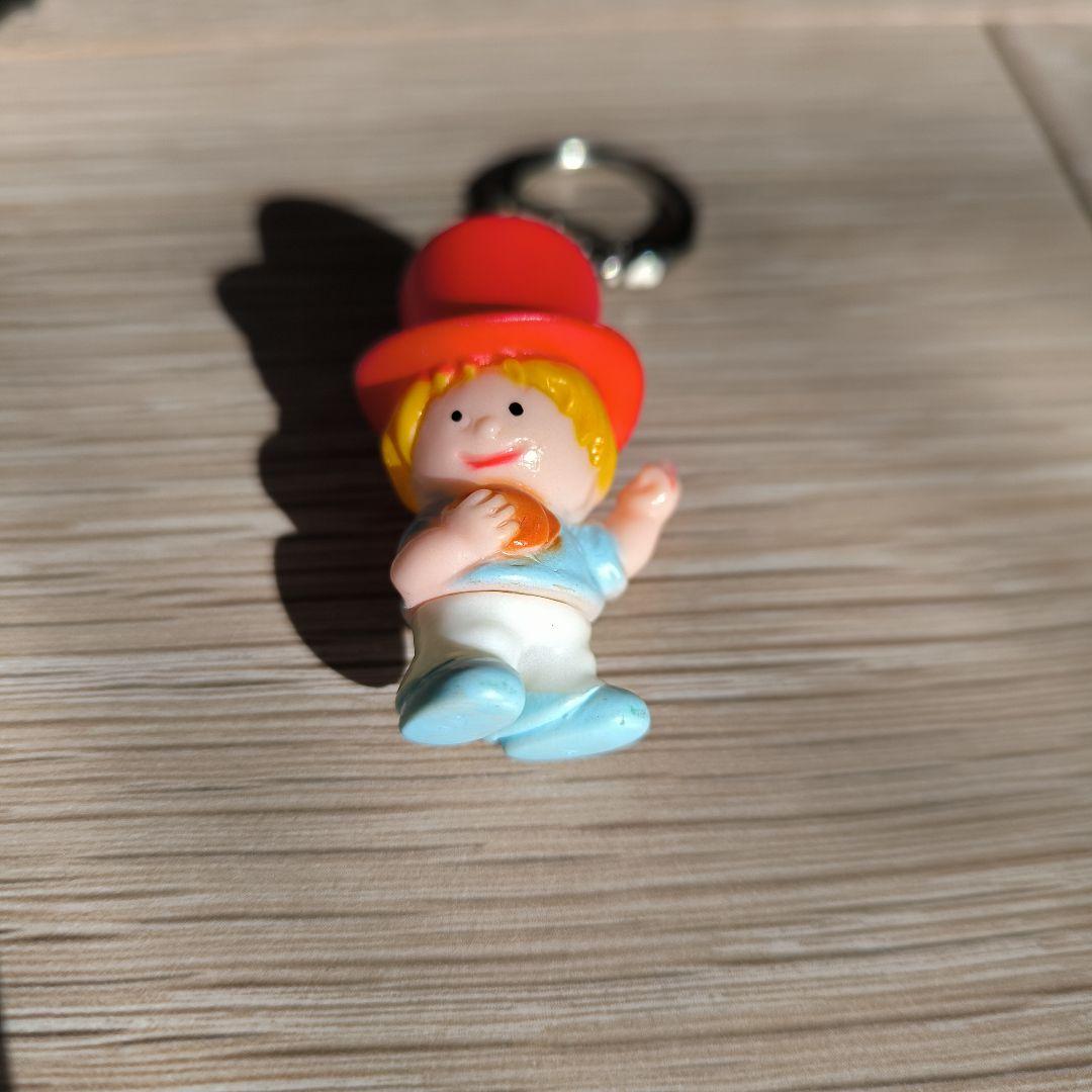 【激レア・製造不良品】モスバーガー モス坊や キーホルダー 昭和レトロ