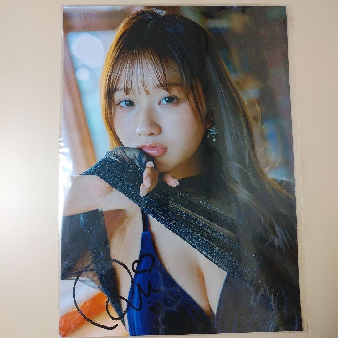 【未使用品】森脇梨々夏　オンラインサイン会限定　ラミネートA3ポスター