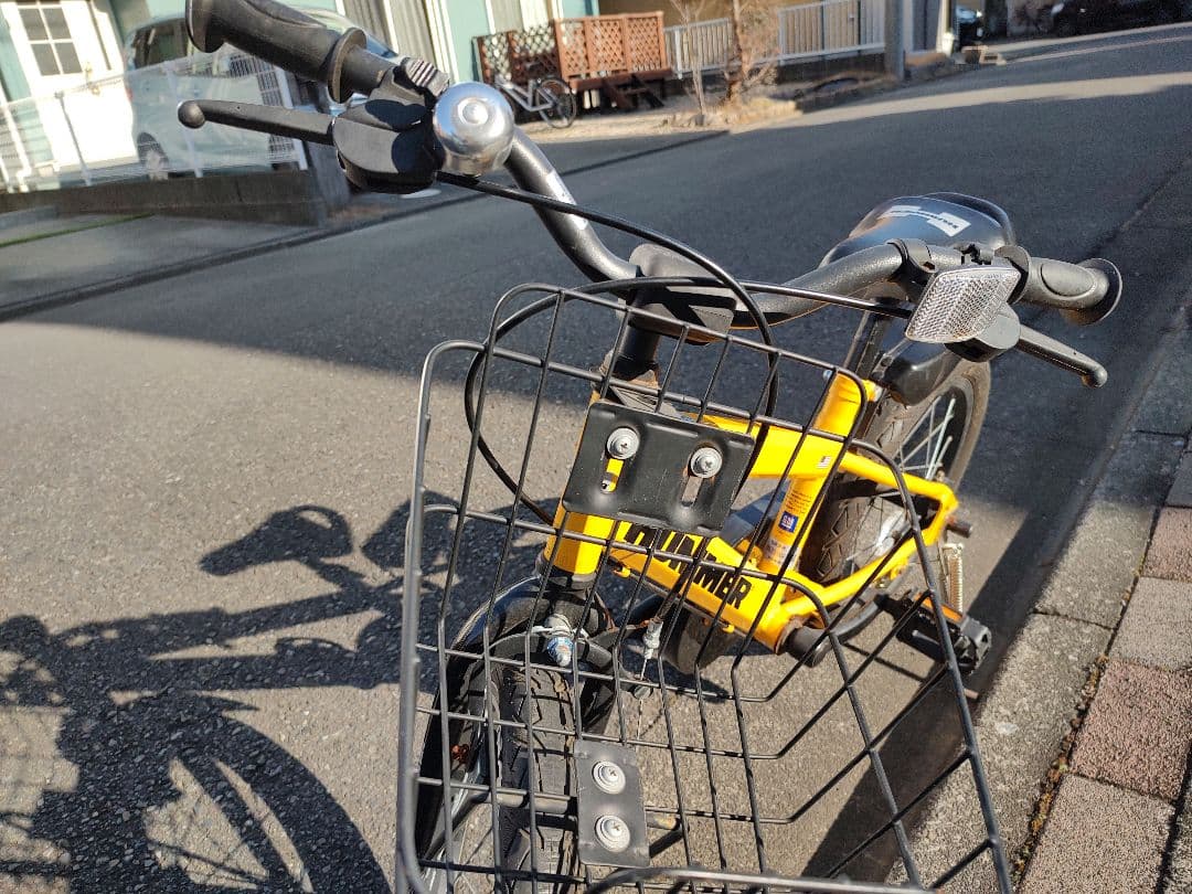 HUMMER（ハマー）子ども用自転車 20インチ前後 イエロー 前カゴ付き