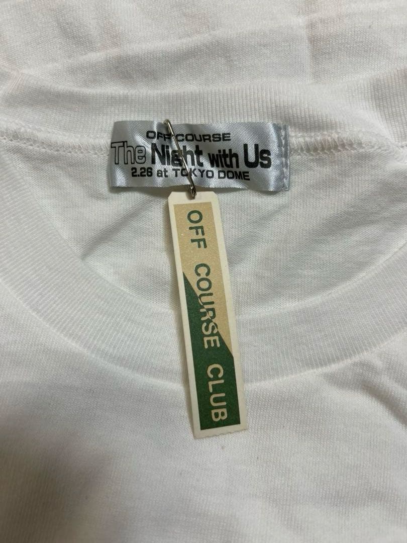 【未使用】オフコース 1989.2.26解散コンサート　Tシャツ　青文字のもの