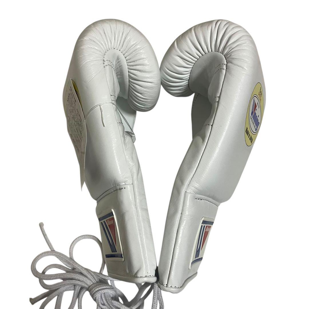 未使用品　ウイニング　ボクシング　グローブ　プロ試合用　8オンス　ひも式