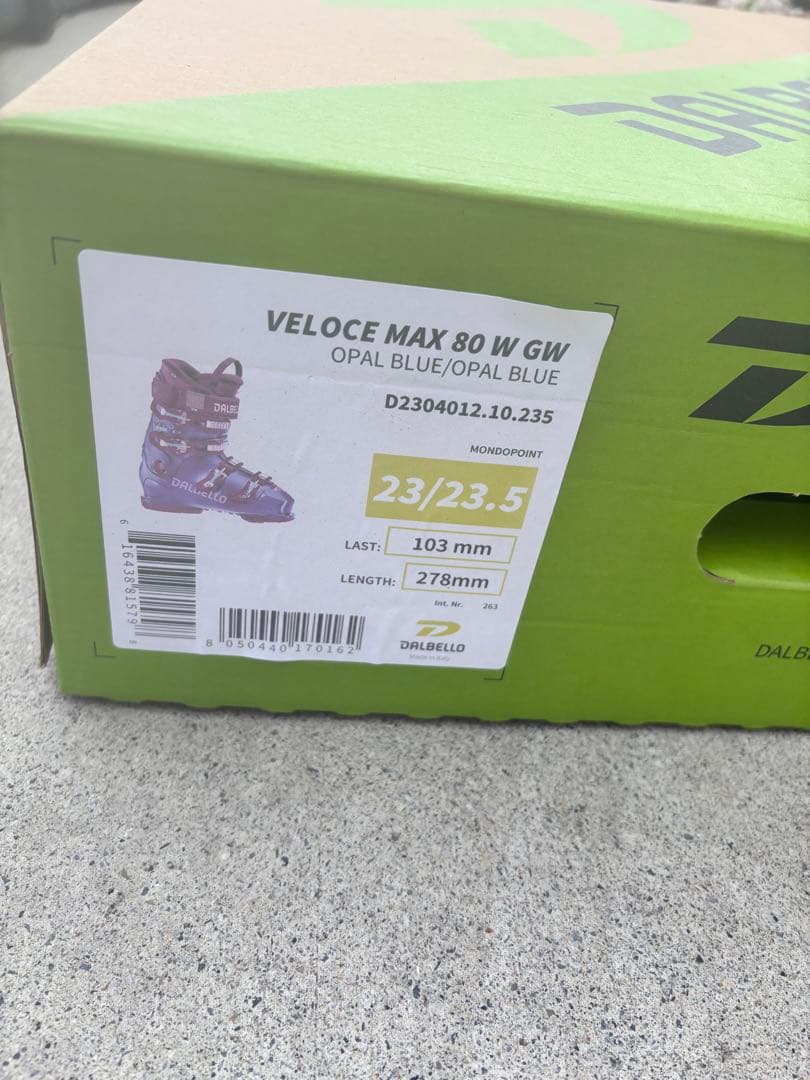 値下げ！！スキー用ブーツ(女性用) DALBELLO ダルベロ　80