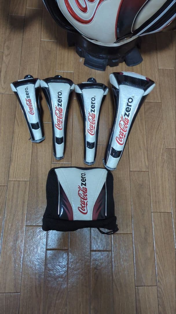 Coca Cola Zero コカコーラゼロ　キャディバックとヘッドカバー