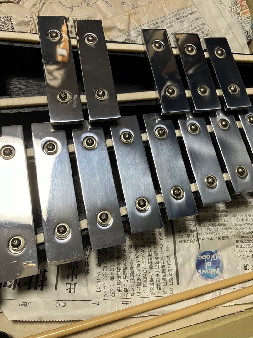 kawai KG-105 鉄琴 マレット付き【美品】SAITO D-4