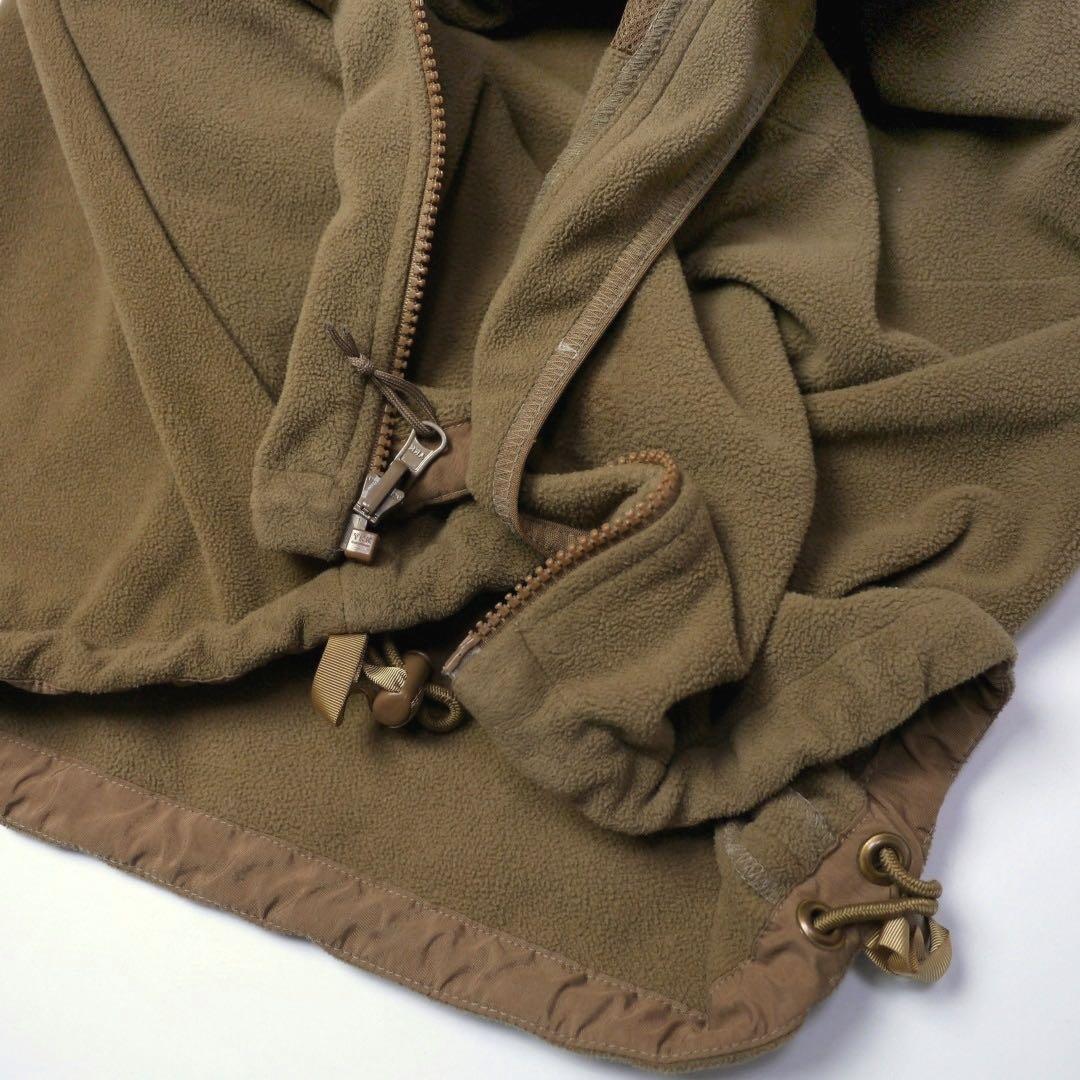 US NAVYミリタリーフリースジャケットECWCSライナーSコヨーテ米軍物レア