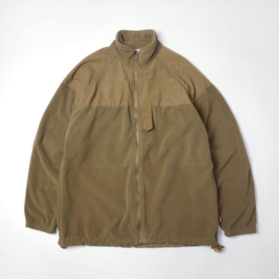 US NAVYミリタリーフリースジャケットECWCSライナーSコヨーテ米軍物レア