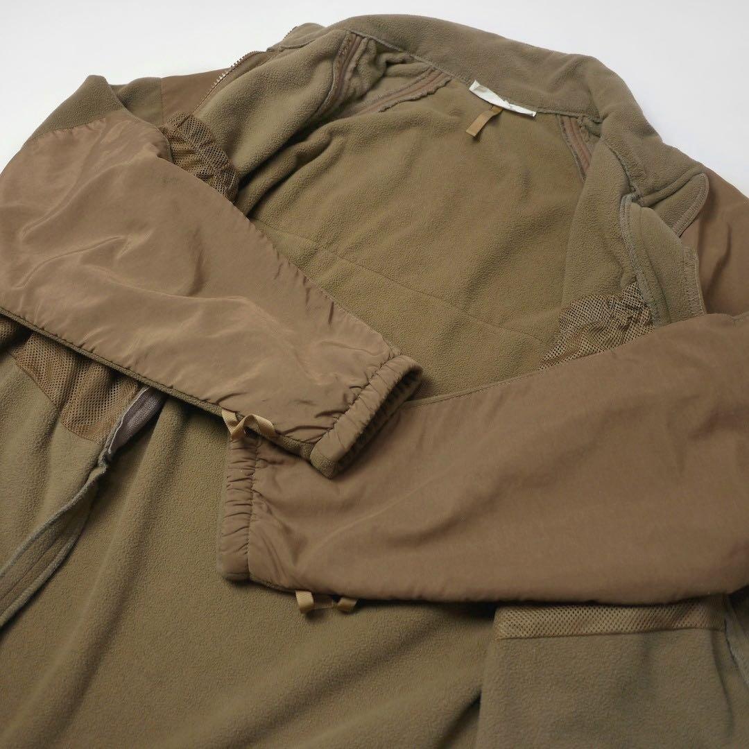 US NAVYミリタリーフリースジャケットECWCSライナーSコヨーテ米軍物レア