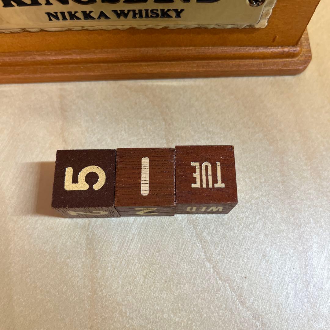 【希少】ニッカウイスキー キングスランド リラ型 万年カレンダー ボトルホルダー