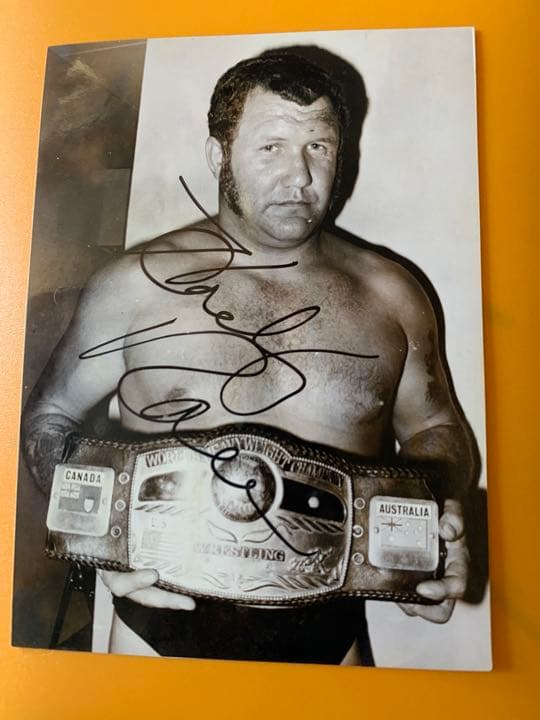 ハーリーレイス直筆サイン