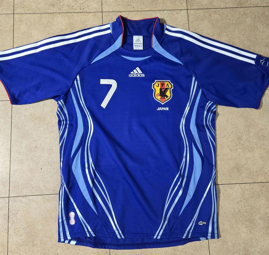 2006年W杯 サッカー 日本代表 中田英寿 ユニフォームadidas 背番号7