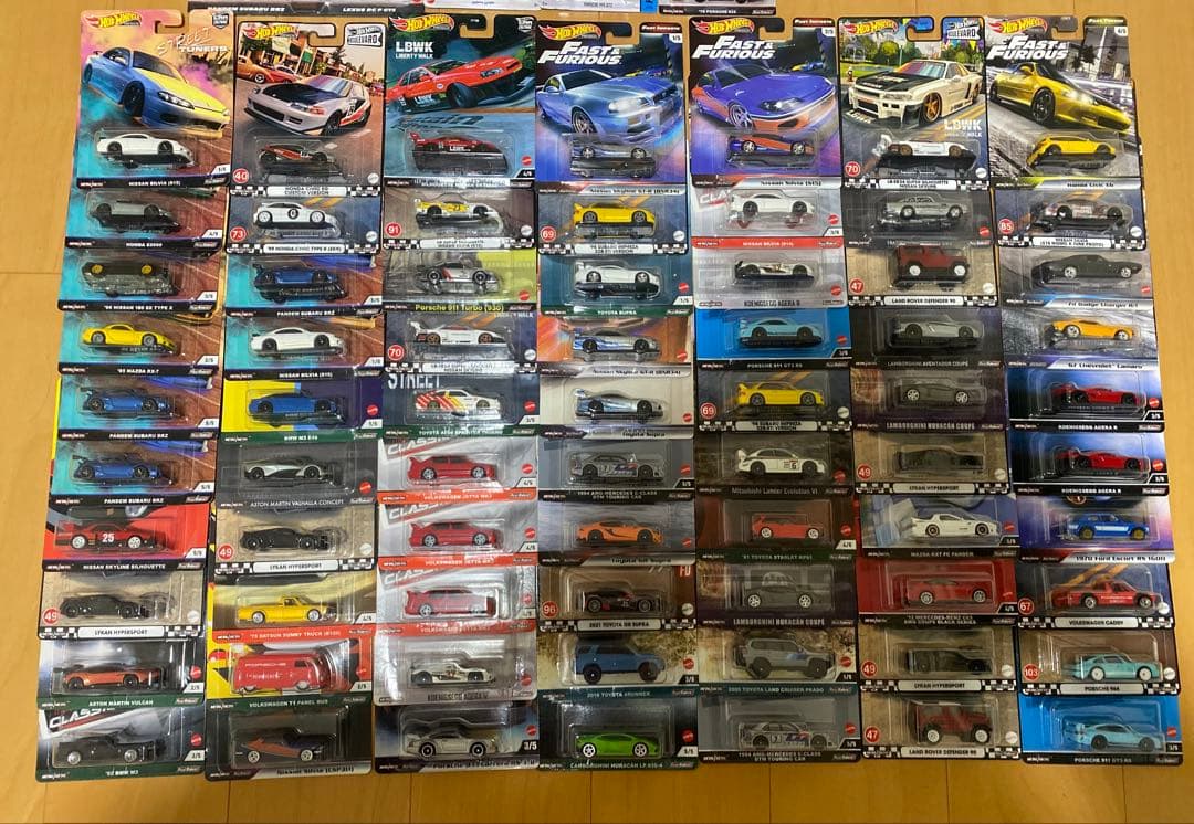 ホットウィール　プレミアム　まとめ売り　70台セット