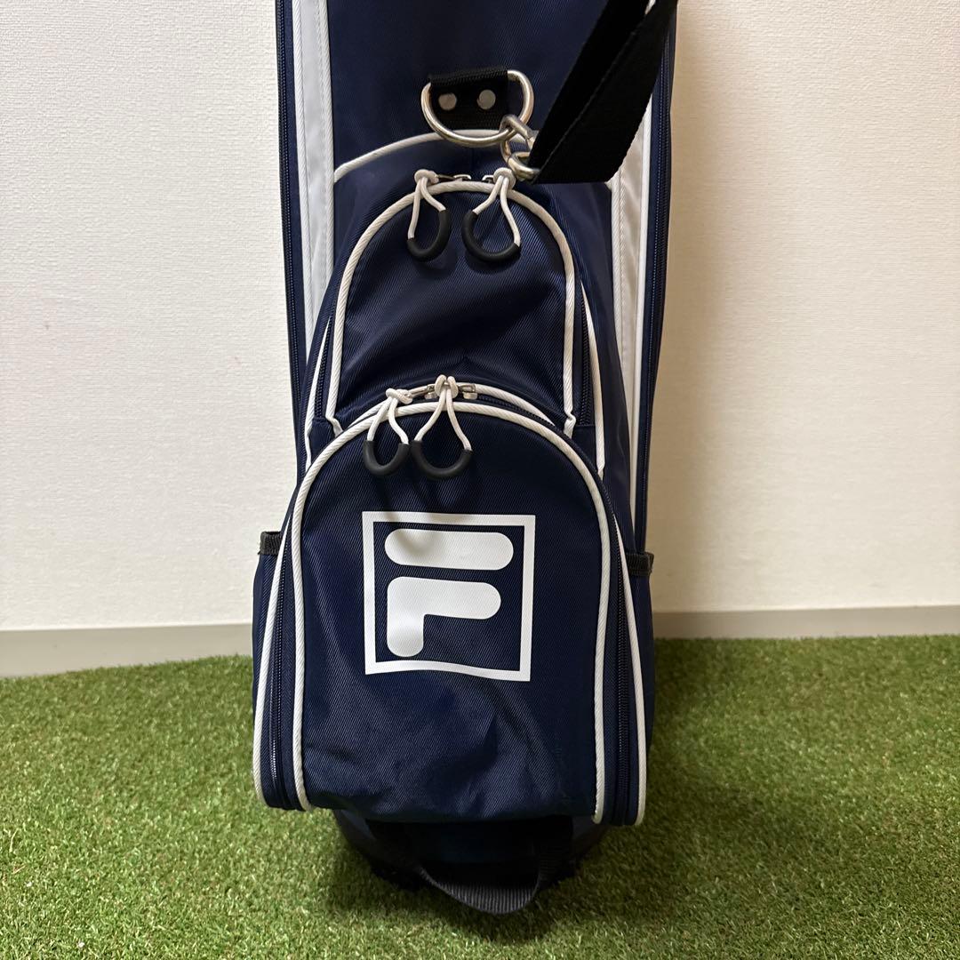 美品 FILA フィラ キャディバッグ 8型 46インチ対応 約2.5kg