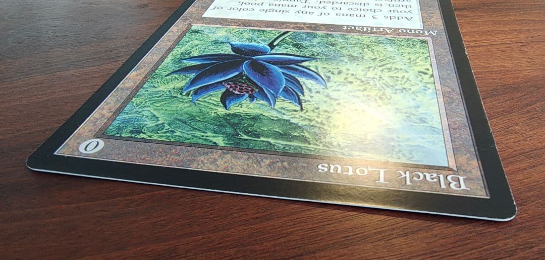 大判カード Black Lotus １枚 MTG　SCREW