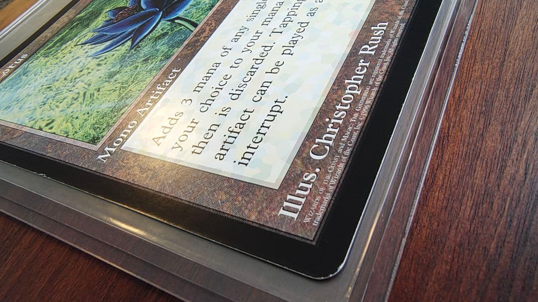 大判カード Black Lotus １枚 MTG　SCREW