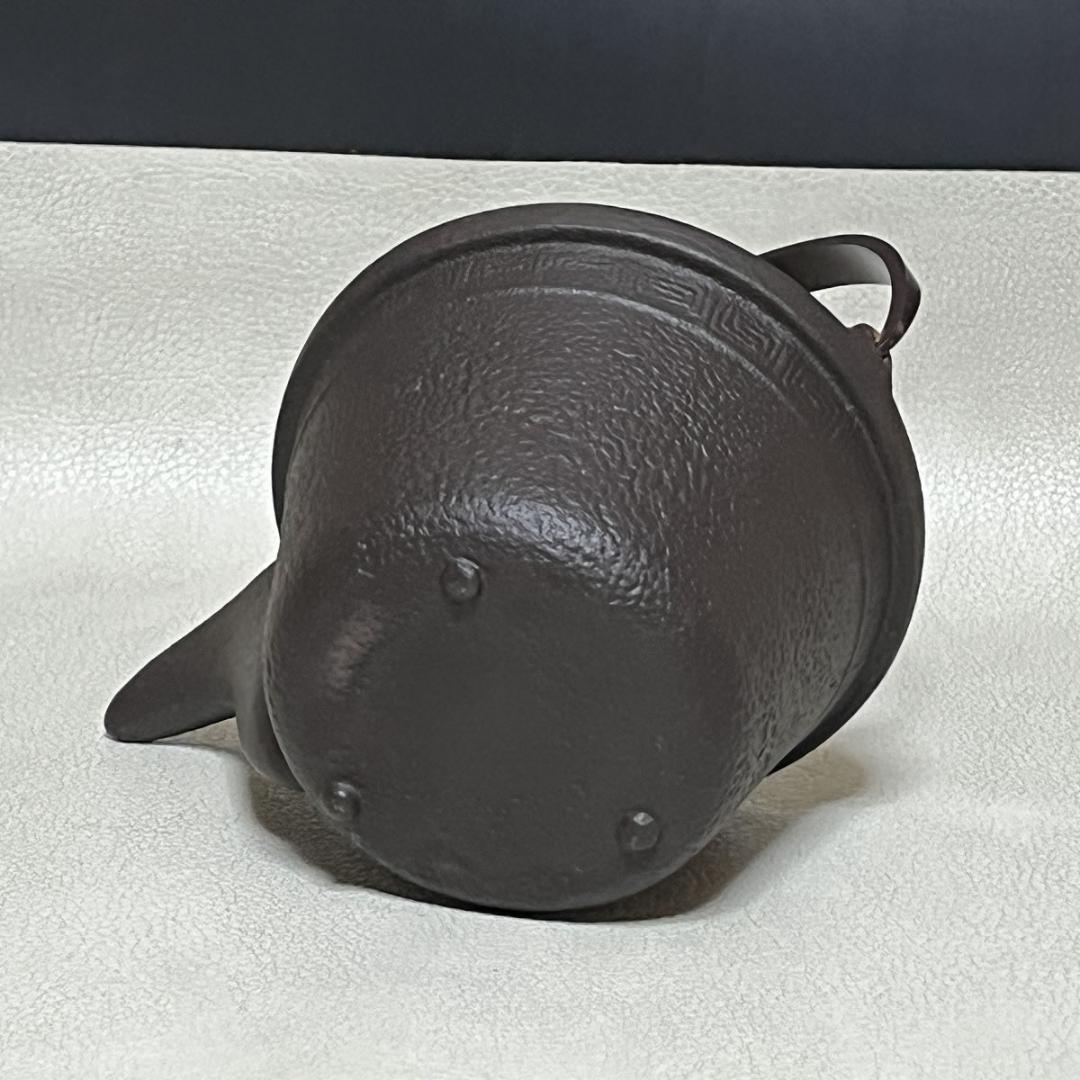 銚子 文映 共箱 瓢蒔絵 塗蓋付 替蓋付 瓢箪蒔絵 鉄製 酒次 酒器 k3388