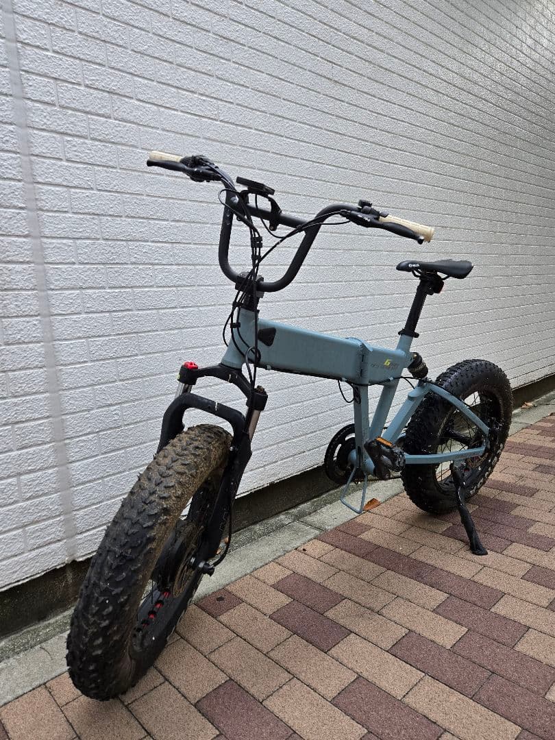 mate系ファットタイヤ電動アシスト自転車 折り畳み わけあり