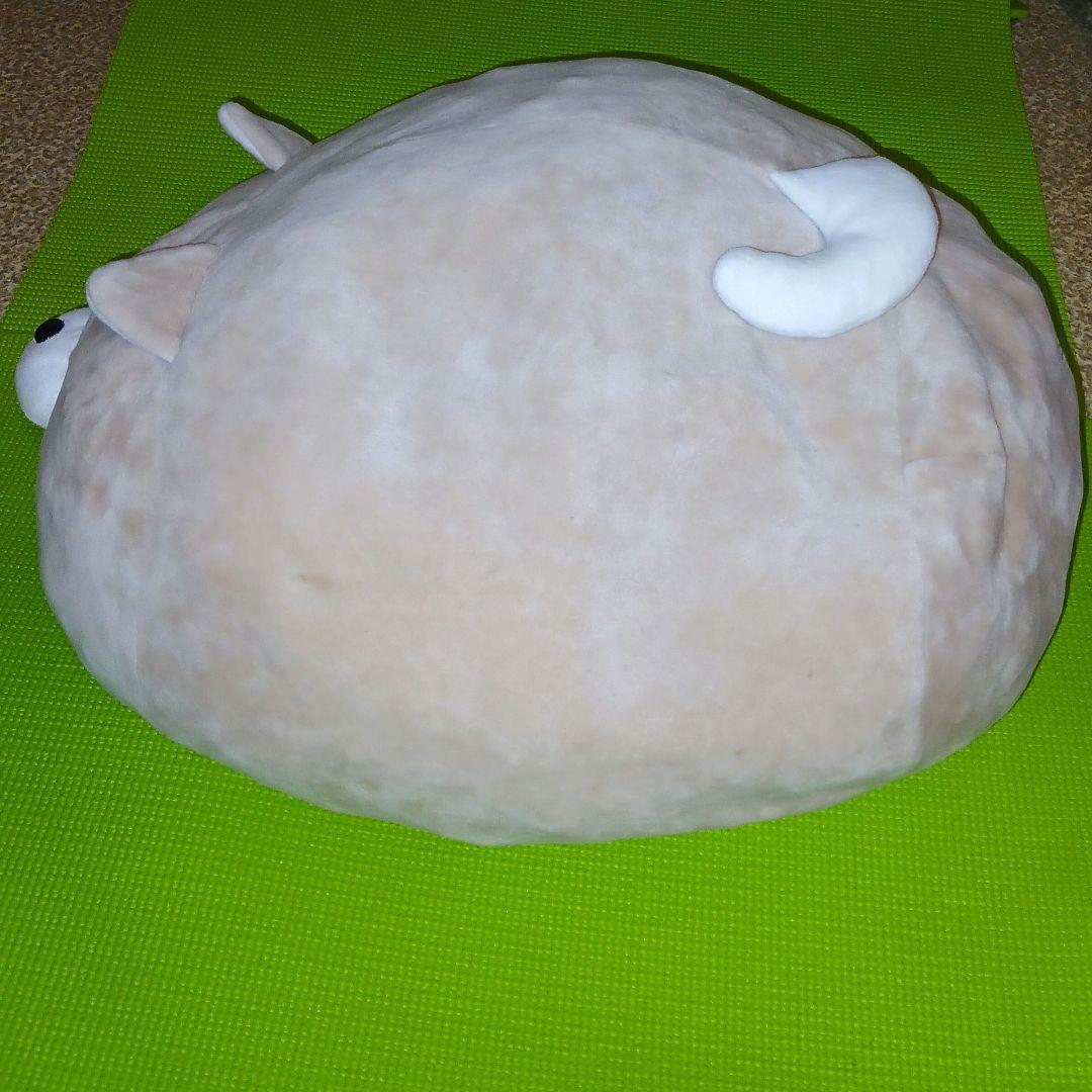 だるいぬ団　にゃもち　二代目ボス　ぬいぐるみ　ドウシシャ　ベージュ　大きめ