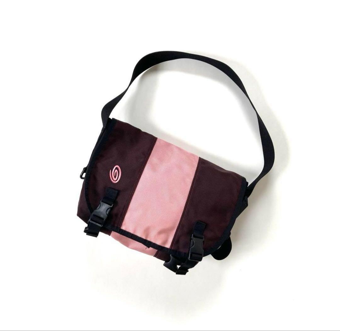 timbuk2 メッセンジャーバッグ ペールピンク×ボルドー