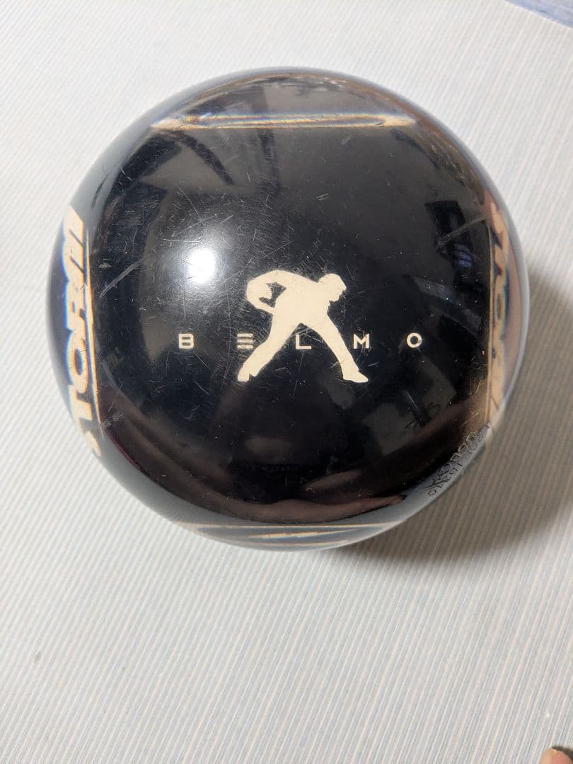 め*い様 STORM BELMO ボウリングボールクリア 黒