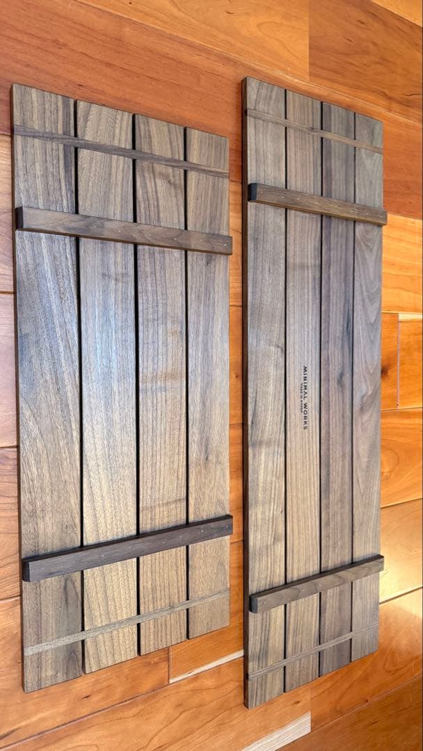 ミニマルワークス　モカシェルフ　ウォールナット