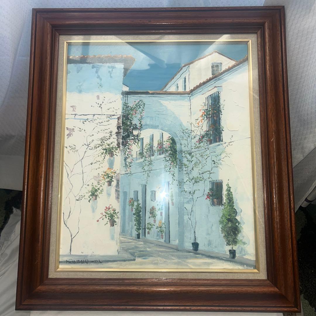 森下一夫　油絵　コルドバ　油彩　F8