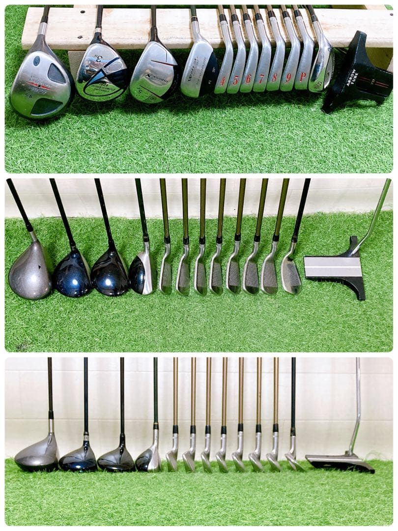 N2 タイトリスト　初心者オススメ　ゴルフクラブ　メンズセット　右利き　13本