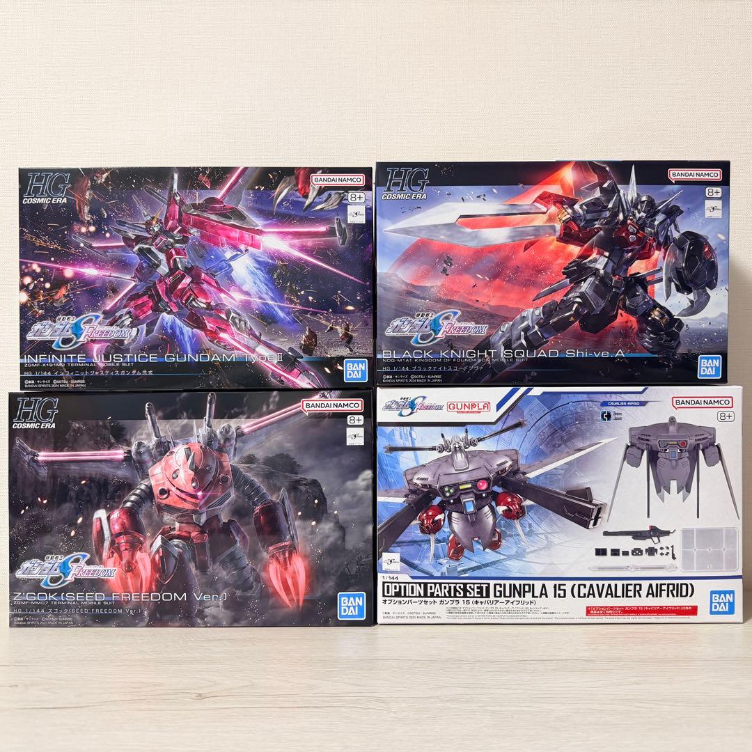 HGガンプラ ズゴック SEED FREEDOM Ver.、♾️ジャスティ弍式 等