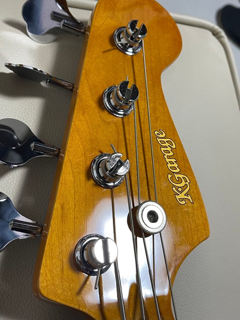 エレキベース サンバースト　Kgarage ジャズベース