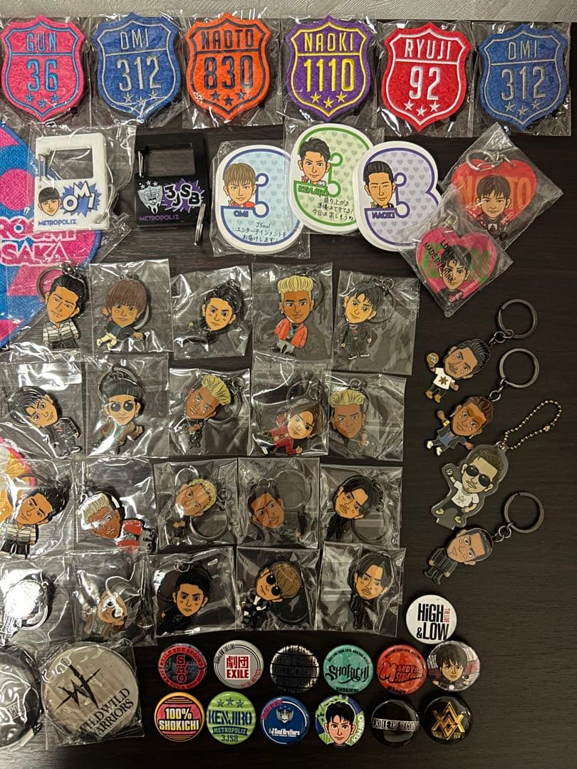 三代目 EXILE TRIBE キャラクターキーホルダー セット