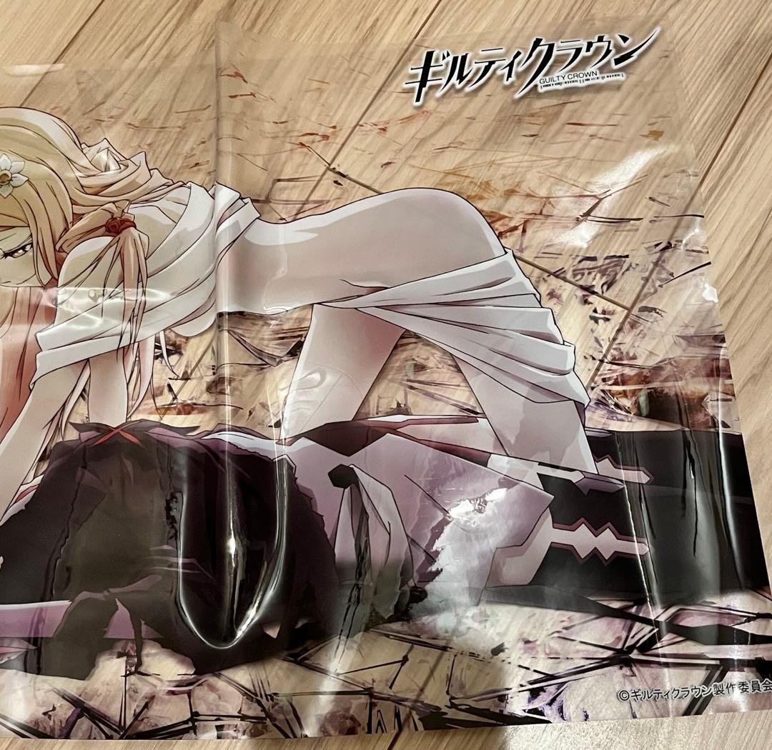 希少☆ ギルティクラウン デスクマット 楪いのり　桜満真名