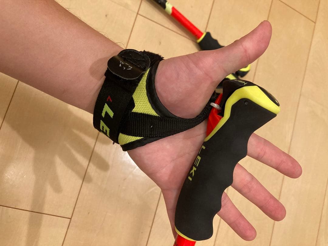 LEKI GSポール アルミストック　ストラップ付き