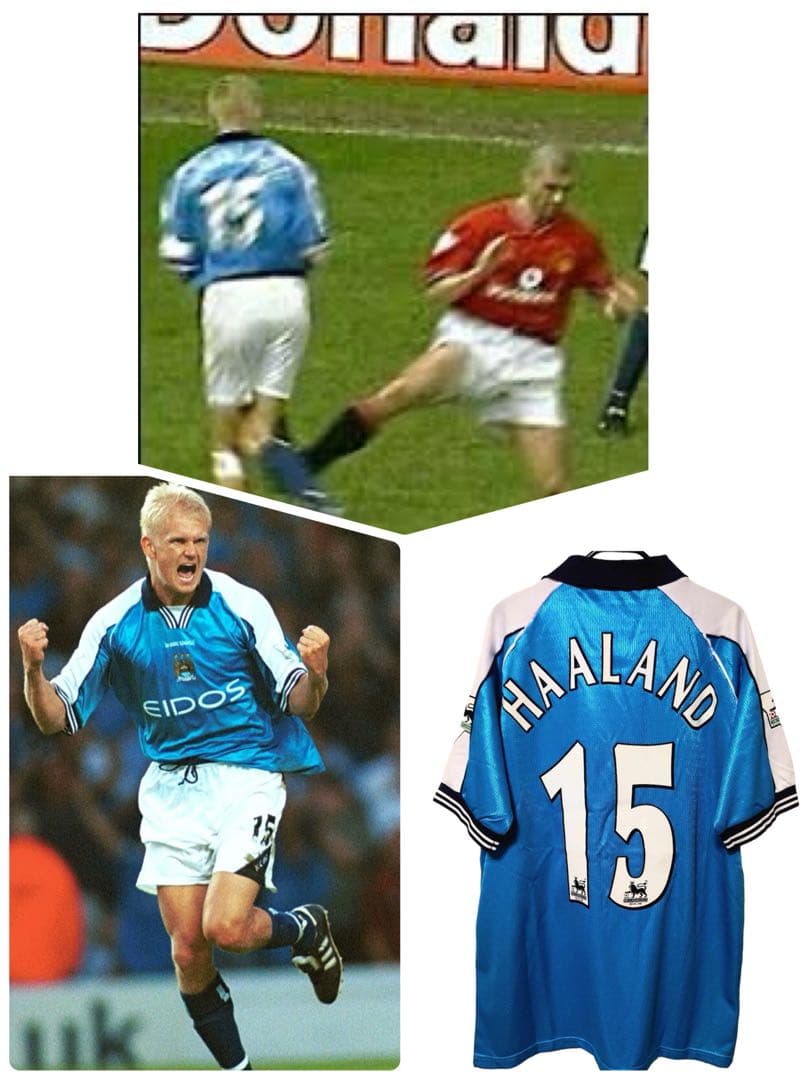 ルコック マンチェスターシティー ユニフォーム ハーランド イギリス製