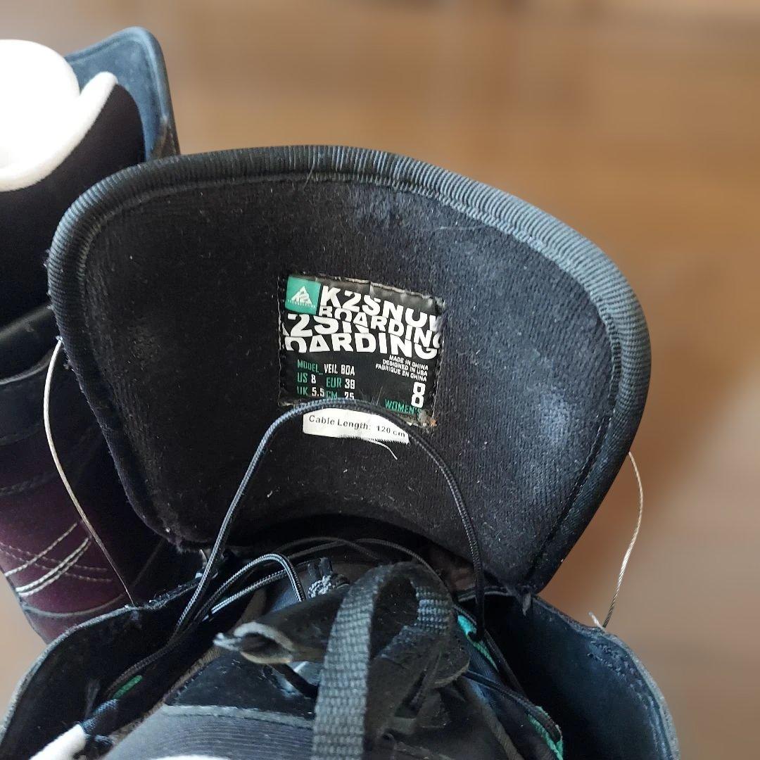 K2レディーススノーボードブーツ ボアシステム搭載25cm