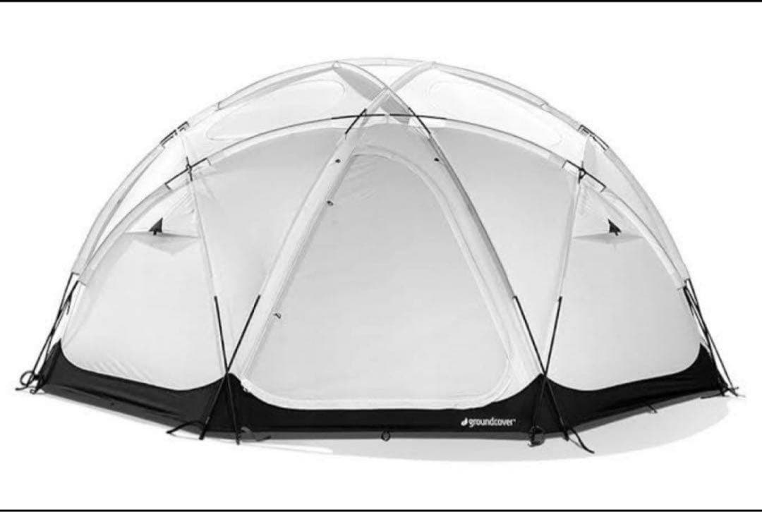 【大幅値下げ】groundcover ドーム型テント ホワイト/ブラック