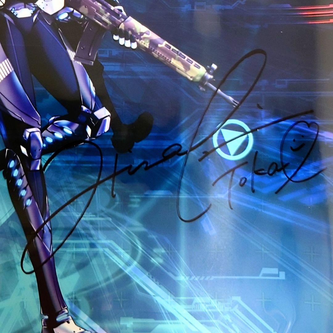 希少 無人戦争2099 声優 立花理香 東城日沙子 直筆サイン入り ポスター