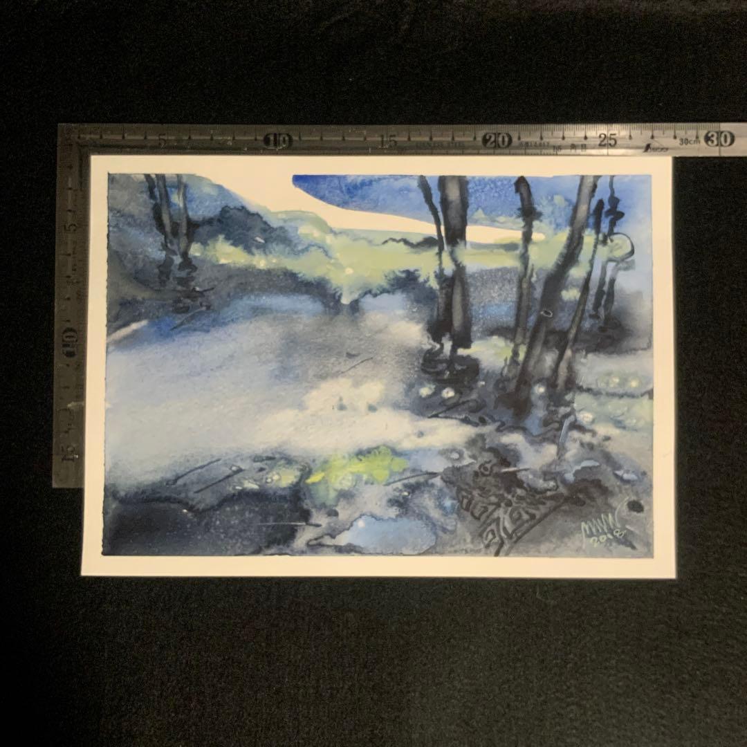 木と風景をテーマにした原画005