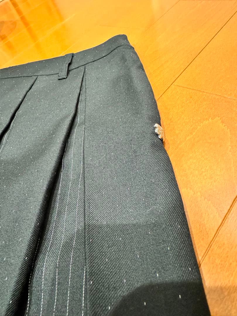 さくら　セントアンドリュース　ドットストレッチスカート　M ブラック