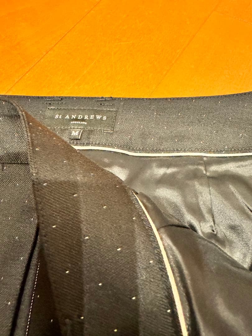 さくら　セントアンドリュース　ドットストレッチスカート　M ブラック