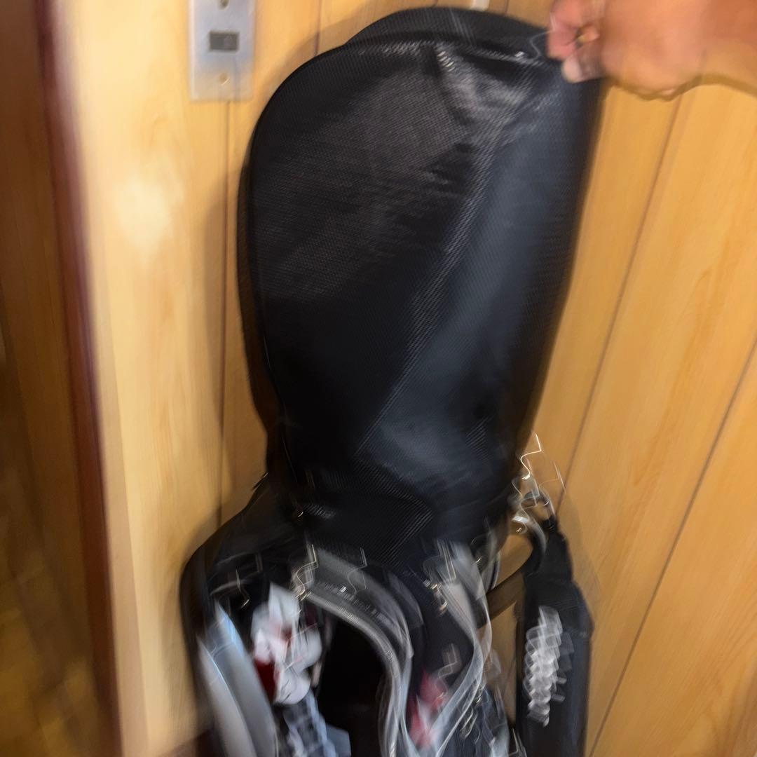 adabat キャディバッグ ブラック/ホワイト