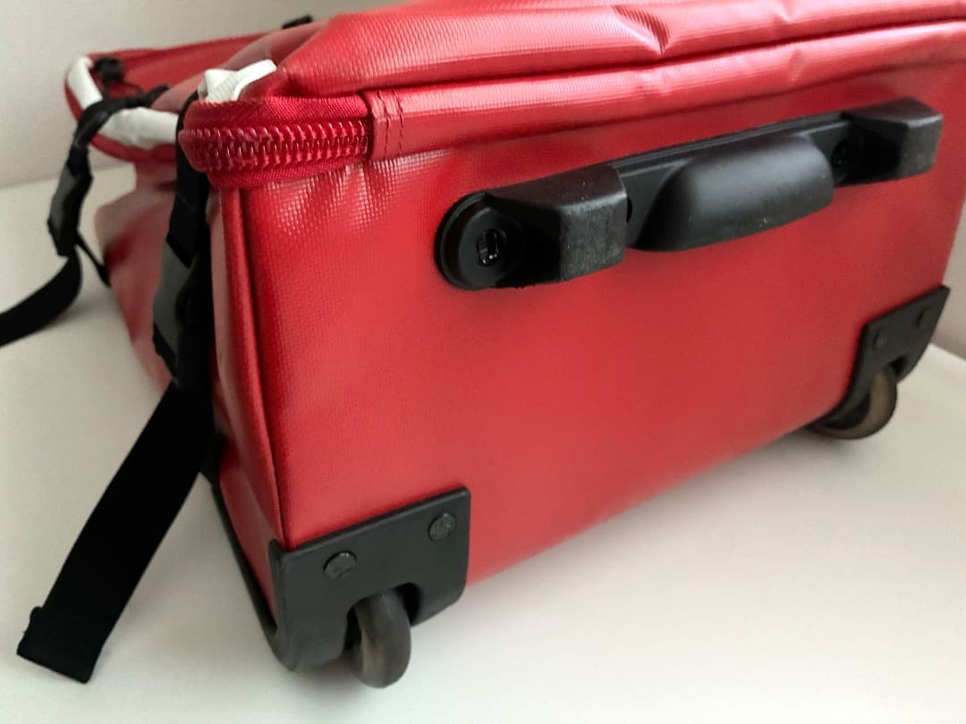 ヒデオ ワカマツTARPAULIN 30Lソフトスーツケース 赤